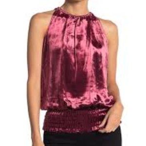 Ramy Brook Velvet Lauren Sleeveless Top